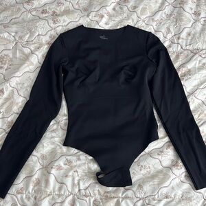 Black Long Sleeve Bodysuit